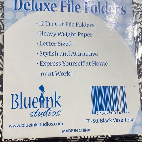 Set of 3 12pack black and white file folders - Picture 4 of 5